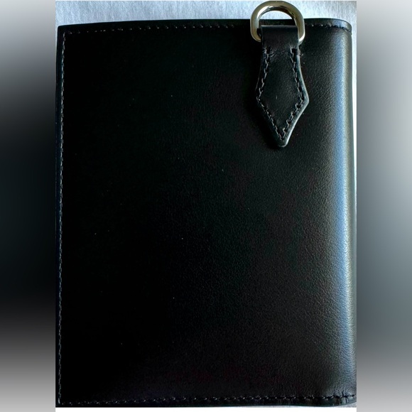 Montblanc Black Leather Meister Wallet 6cc with Iconic Emblem, 100% Genuine, NWT - Picture 3 of 12